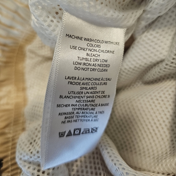 Urban Outfitters Men's Straight Leg, Mid-Rise Pattern Track Pant in Oyster, L - Picture 10 of 11